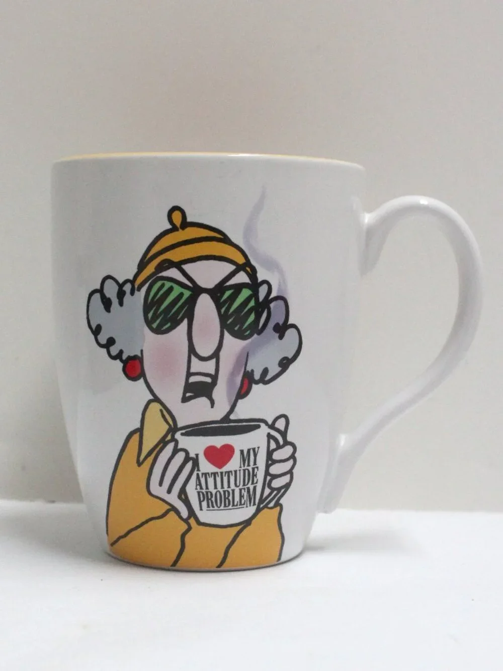 Maxine's I Love My Attitude Problem Graphic Coffee Tea or Beverage Cup